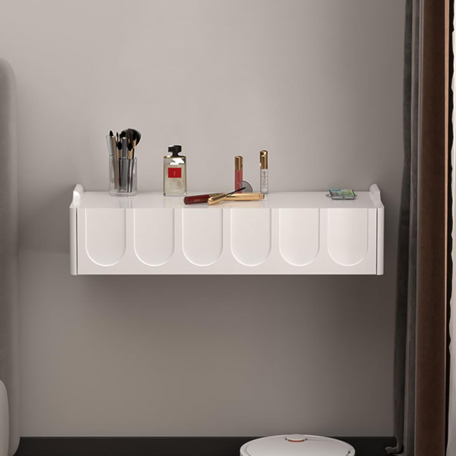 Desk Drawer Small - # Witte wandgemonteerde zwevende wastafel met