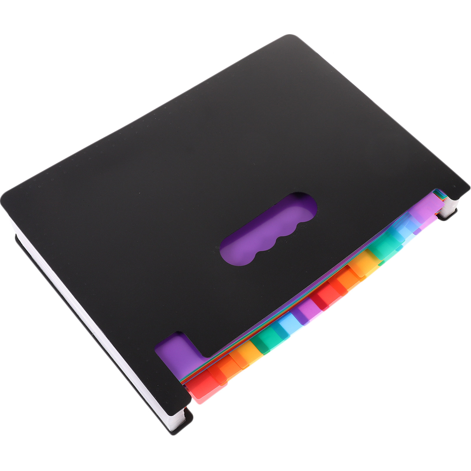 Home Office Travel Document - Uitbreidbare regenboogkleurige mappen met accordeonstructie, gemaakt
