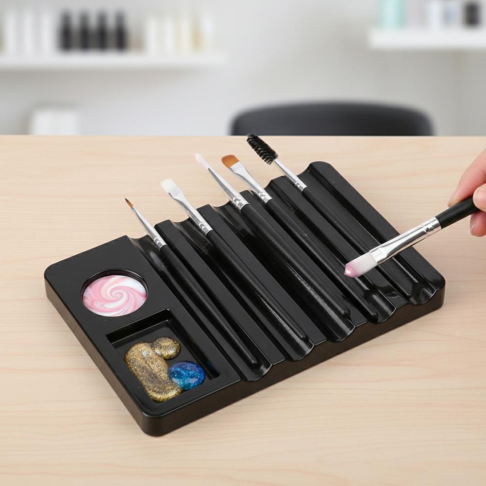 Pen Holder Organizer - 5-Grid Nail Art Penhouder met Palet