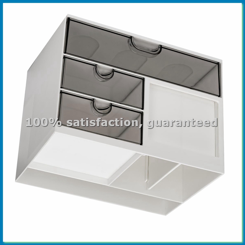Pen Holder Organizer - Bureau-organizer met 3 laden, multifunctionele potlood-