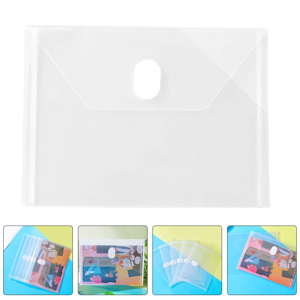 Home Office Travel Document - 24 stuks transparante plastic enveloppen met
