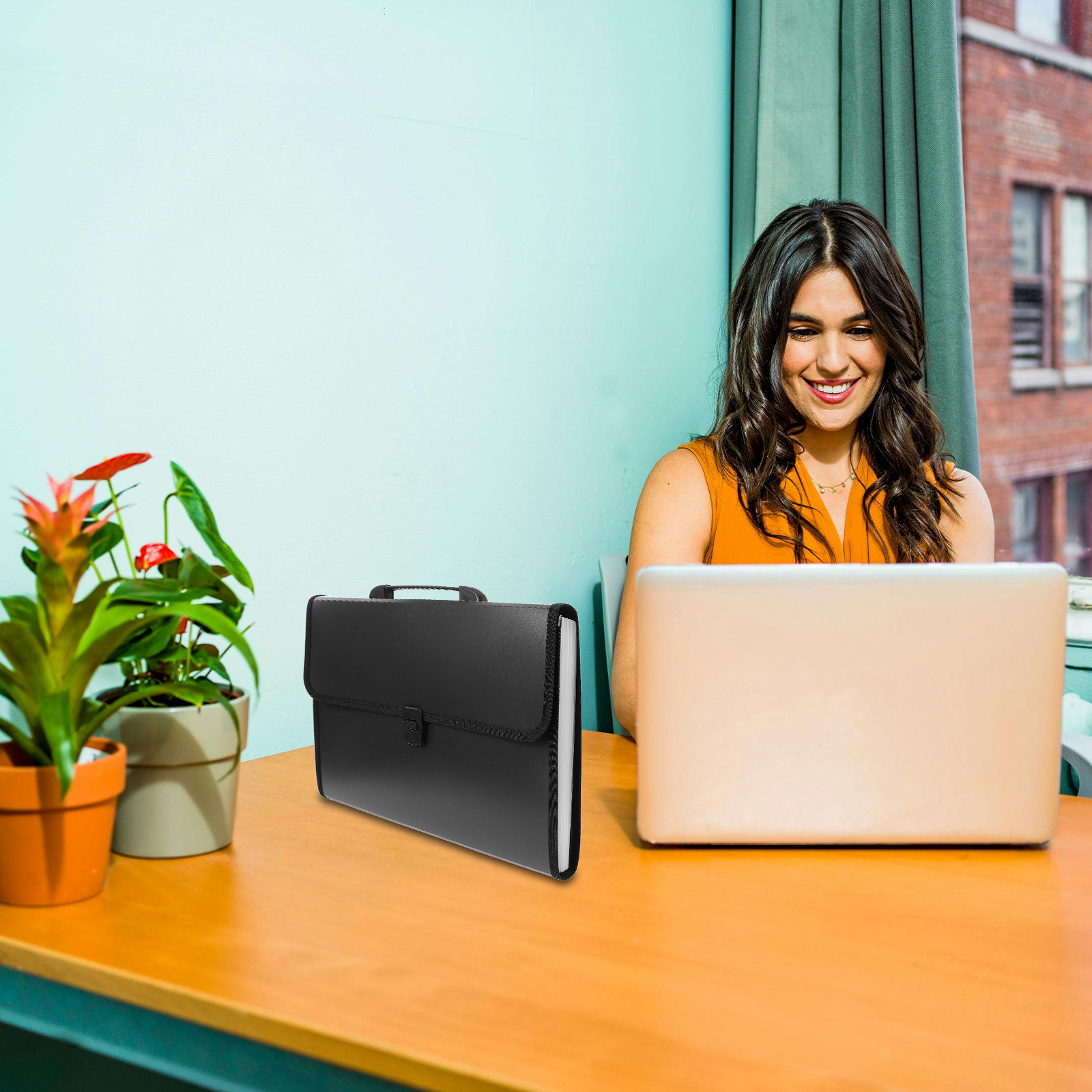 Home Office Travel Document - Premium ABS uitbreidbare accordeonmap, draagbare documentorganizer