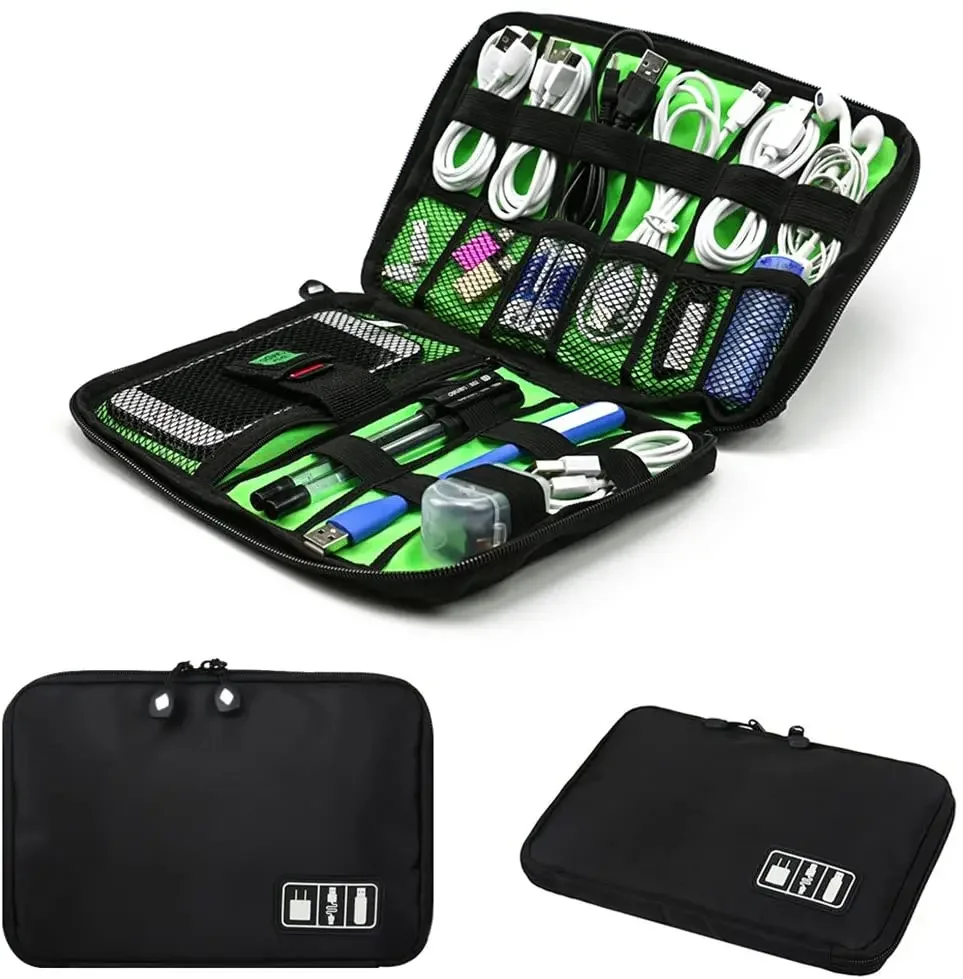 Pen Holder Organizer - Kabelorganizer Opbergtassen Systeemset Etui USB-gegevenskabel Oortelefoon