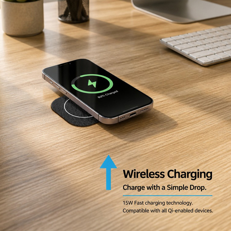 15W Ingebouwde draadloze oplad - Home Office In Uk recensie en prijs