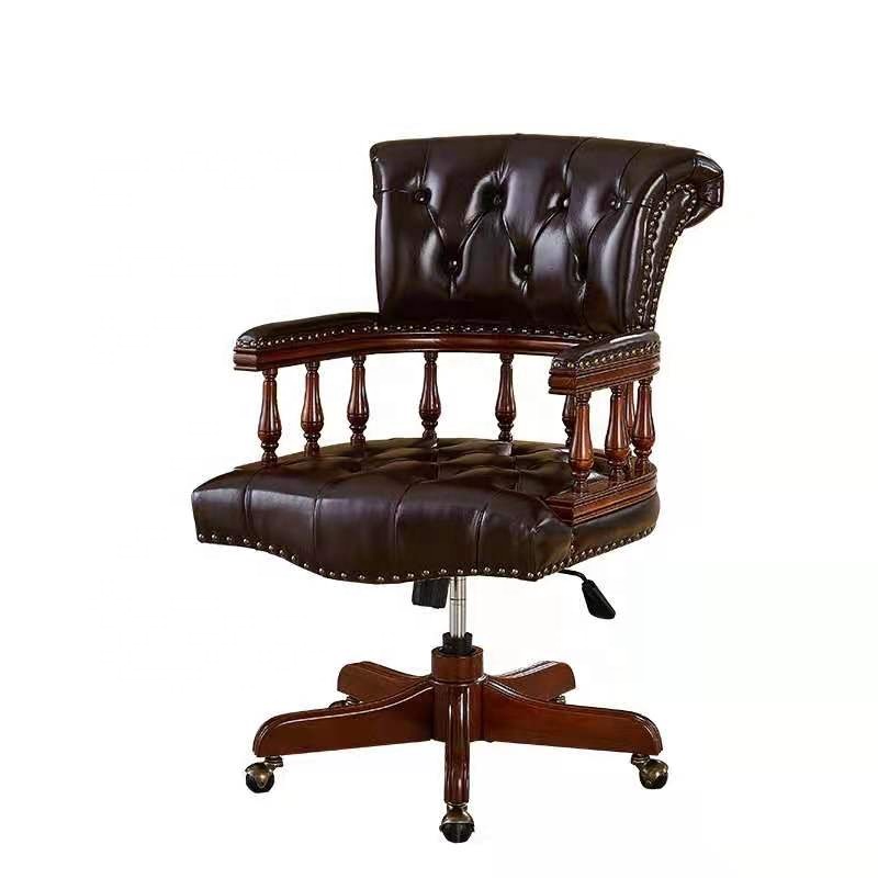 Donkerbruine Chesterfield Capt - Home Office In Uk recensie en prijs