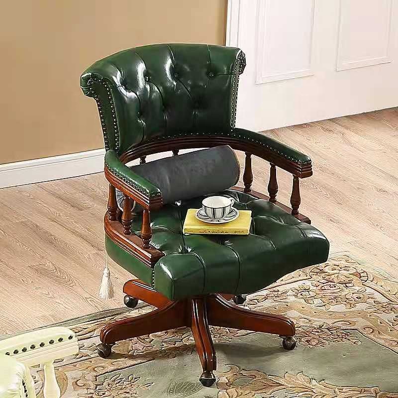 Donkerbruine Chesterfield Capt - Home Office In Uk recensie en prijs