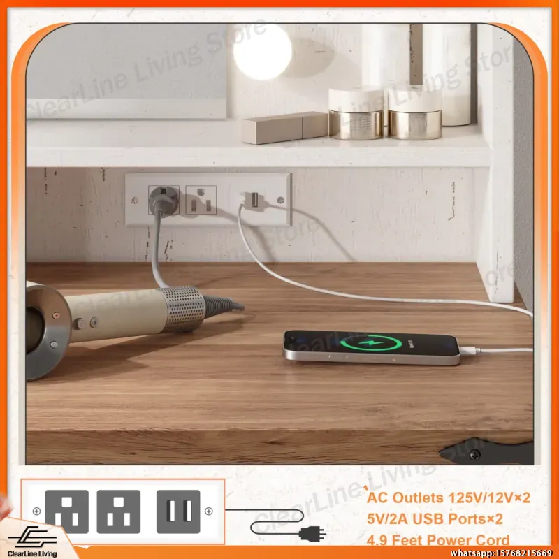 Klein houten kaptafel met spie - Desk Drawer Small recensie en prijs