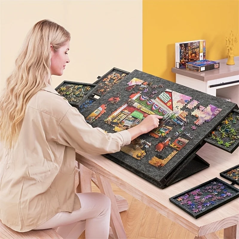6-laden puzzeltafel voor 1500  - Desk Drawer Small recensie en prijs