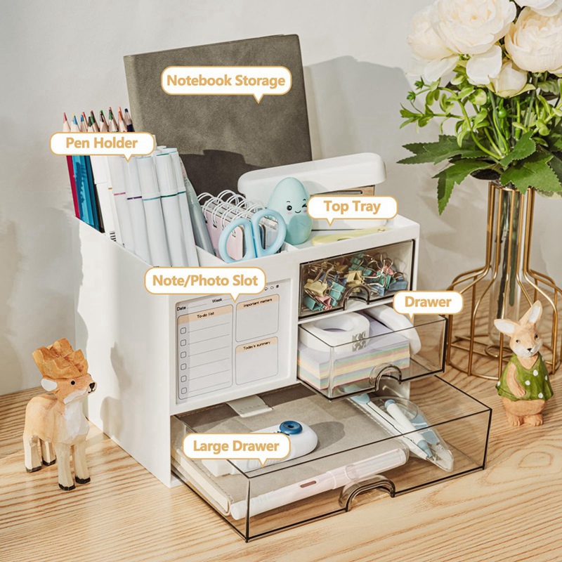 Bureau-organizer met 3 laden,  - Pen Holder Organizer recensie en prijs