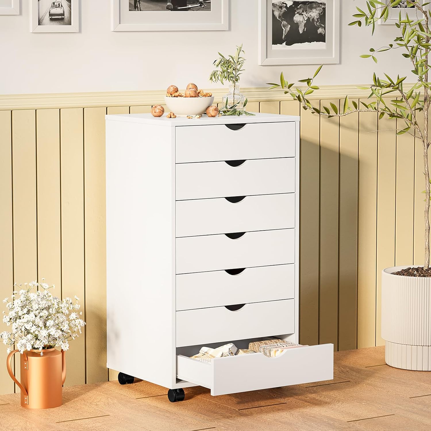 7-ladenrolkast, houten mobiele - Desk Drawer Small recensie en prijs