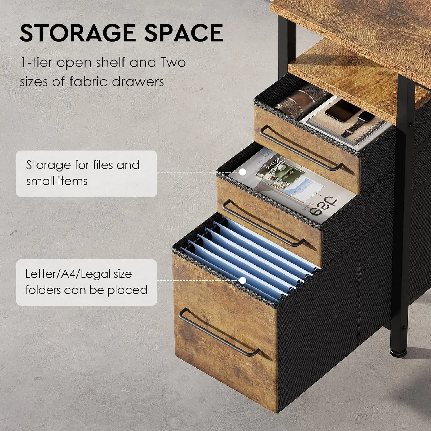 Klein bureau met laden, bureau - Desk Drawer Small recensie en prijs