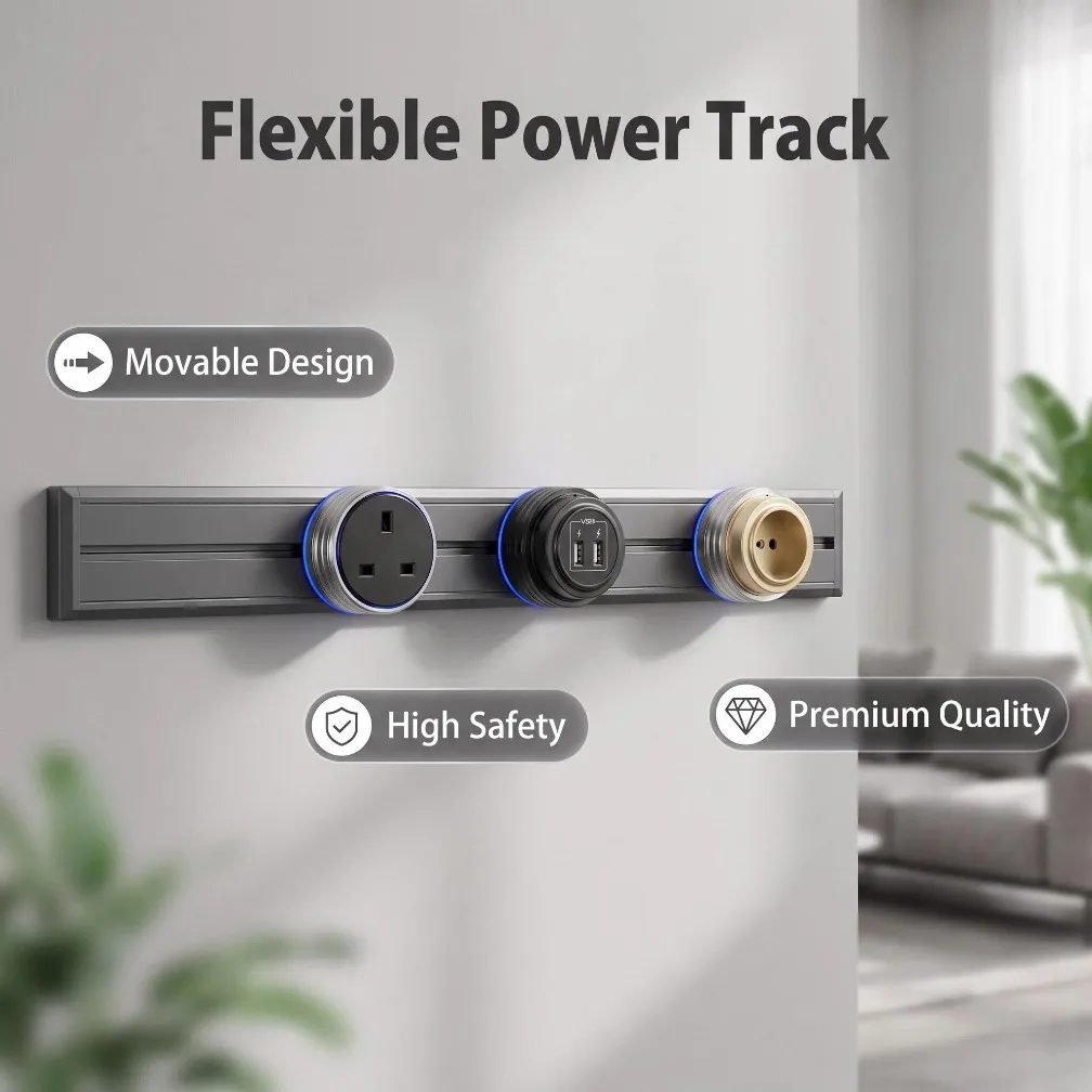 Wandcontactdoos met stalen fra - Home Office In Uk recensie en prijs